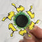 Fingertip Spinning Top Cartoon Animated Special Effects Dynamic-Running Fidget Spinner Rotating Hand Spinner Relieves Stress Toy