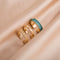 LATS 2021 New Gothic Style Three Piece Opening Rings for Woman Fashion Jewelry European and American Wedding Party Sexy Ring