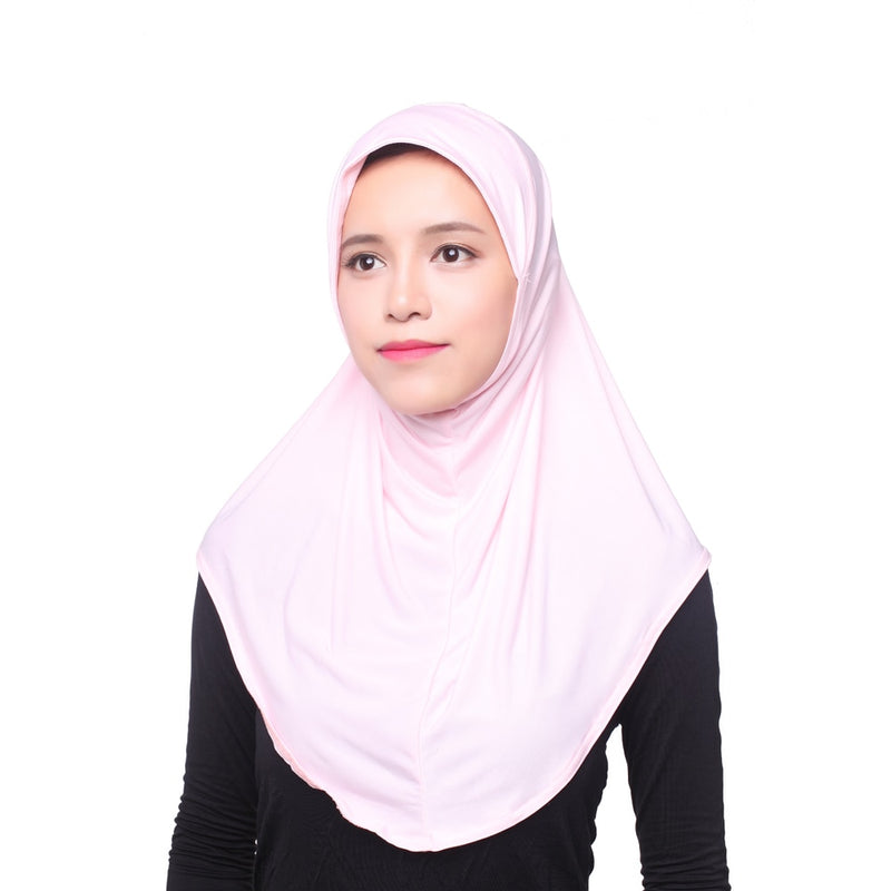 One Piece Amira Hijab Muslim Women Print Head Scarf Wrap Shawl Pull On Ready To Wear Hijabs Islamic Niab Nikab Instant Headscarf