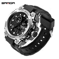 SANDA Sports Men&#39;s Watches Luxury Military Quartz Electronic Watches Shockproof Waterproof Digital Wristwatch Relogio Masculino