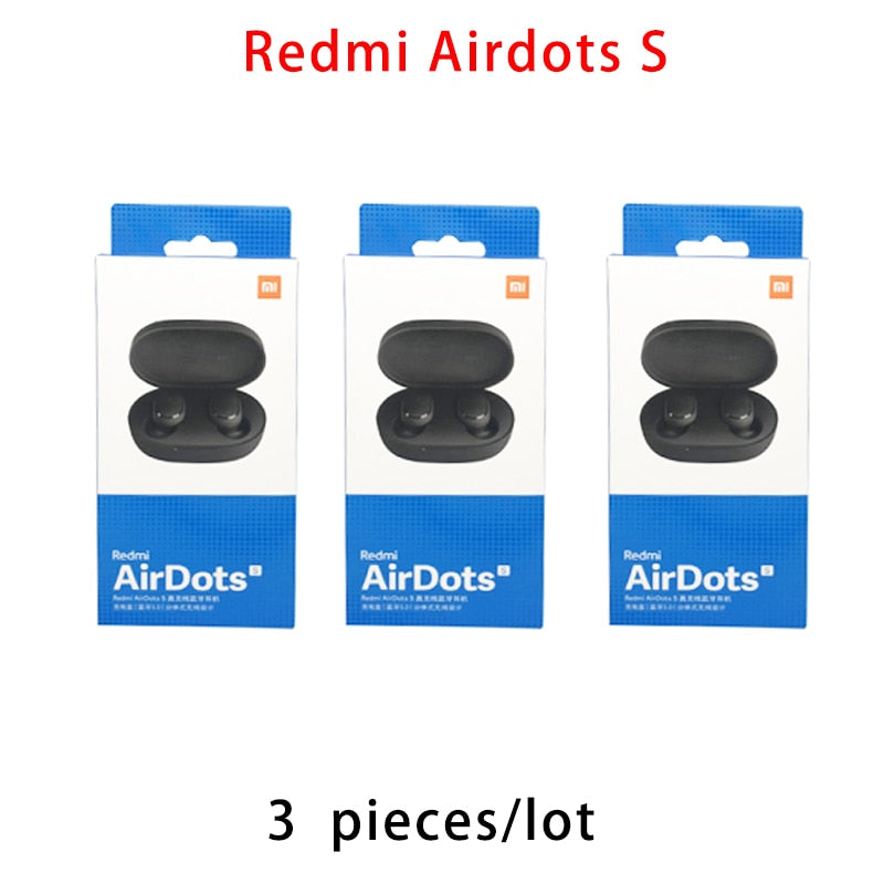 Wholesale3/6/10pcs Xiaomi Redmi Airdots 2 Bluetooth 5.0tws Waterproof Headphones Fone Xiaomi  Earbuds Basic 2  In-Ear Headphones