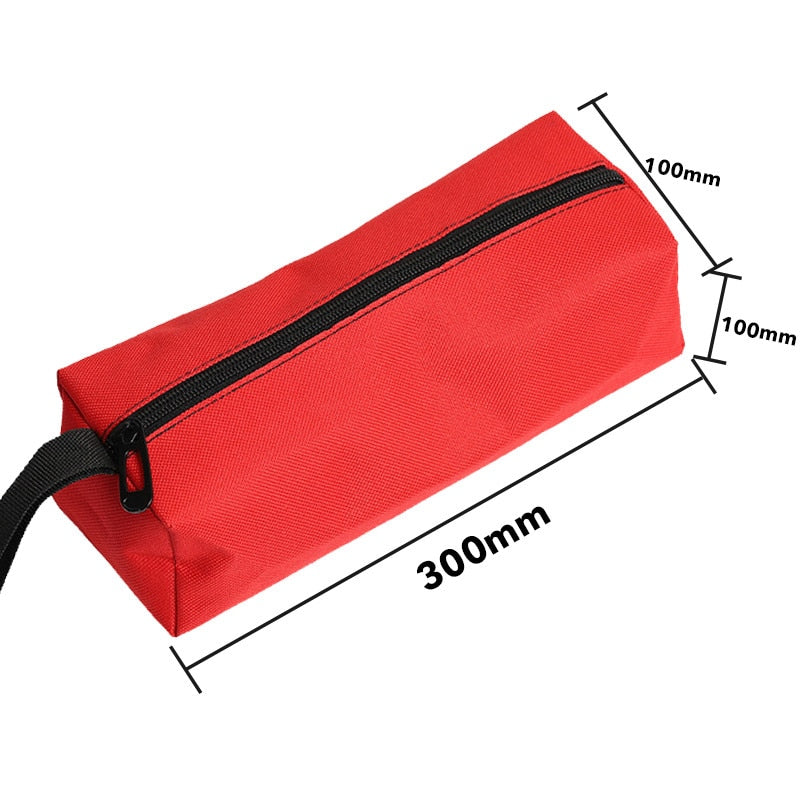 Oxford Canvas Waterproof Storage Hand Tool Bag Screws Nails Drill Bit Metal Parts Fishing Travel Makeup Organizer Pouch Bag Case
