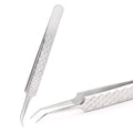 1 Pcs Eyelashes Tweezers Stainless Steel superhard Tweezers High Precision Anti-static tweezers for Eyelash Extensions