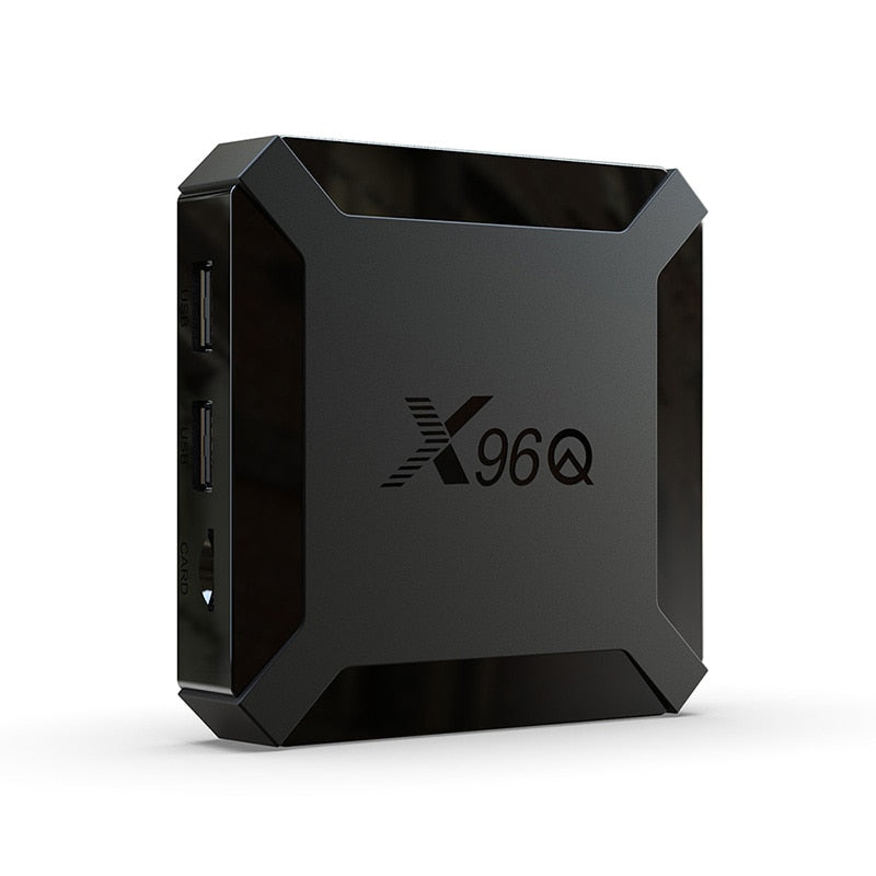 New x96q Android 10.0 tv box x96 q 1G 8G 2G 16G Allwinner H313 smart set top tv box ship from france