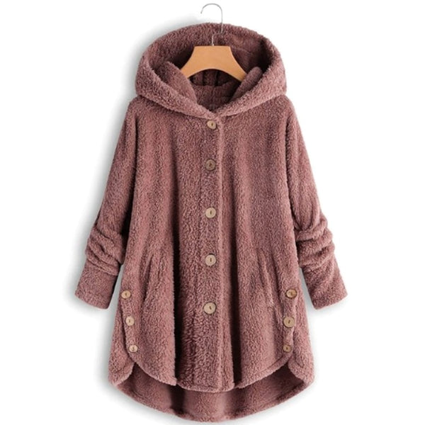 New Women&#39;s coats wool&amp;blends 2020 Autumn Winter Coat Women Warm Teddy Bear Coat wool Jacket Female Plush Coat Hooded Jacket New