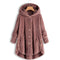 New Women&#39;s coats wool&amp;blends 2020 Autumn Winter Coat Women Warm Teddy Bear Coat wool Jacket Female Plush Coat Hooded Jacket New