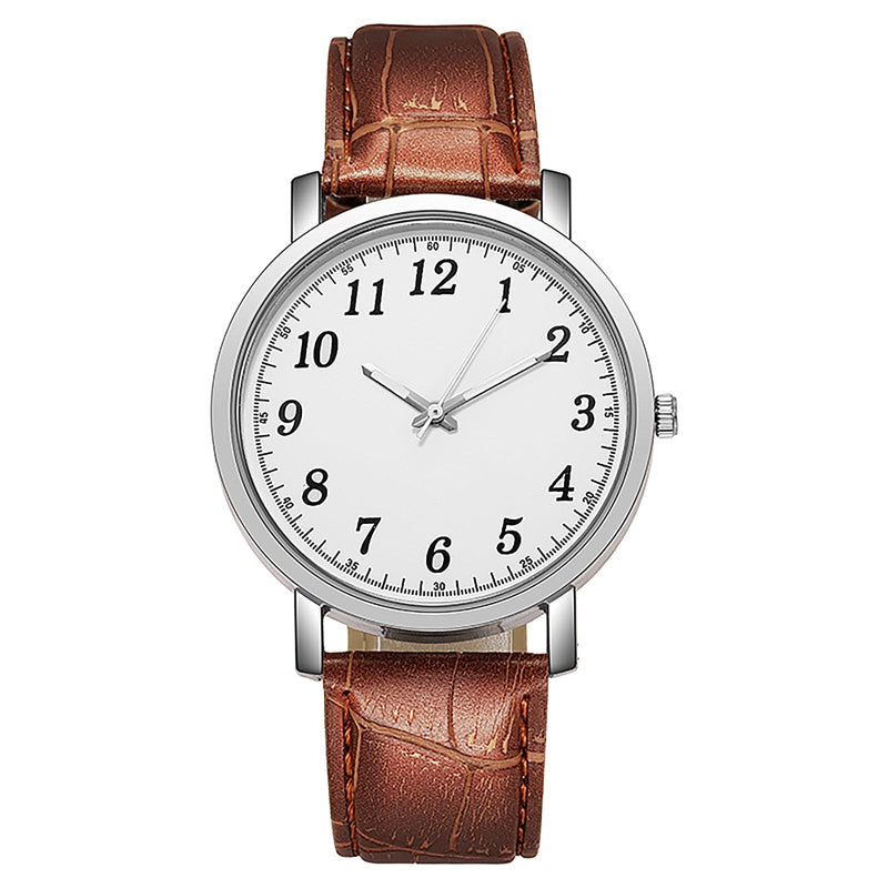Men Watches 2022 Luxury Fashion Design Leather Watch Digital Quartz Temperament Men&