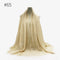 180X95CM Women Classic Muslim Crinkle Hijab Scarf Soft Cotton Head Scarves Turban Shawls Wraps Islamic Headband Femme Musulman