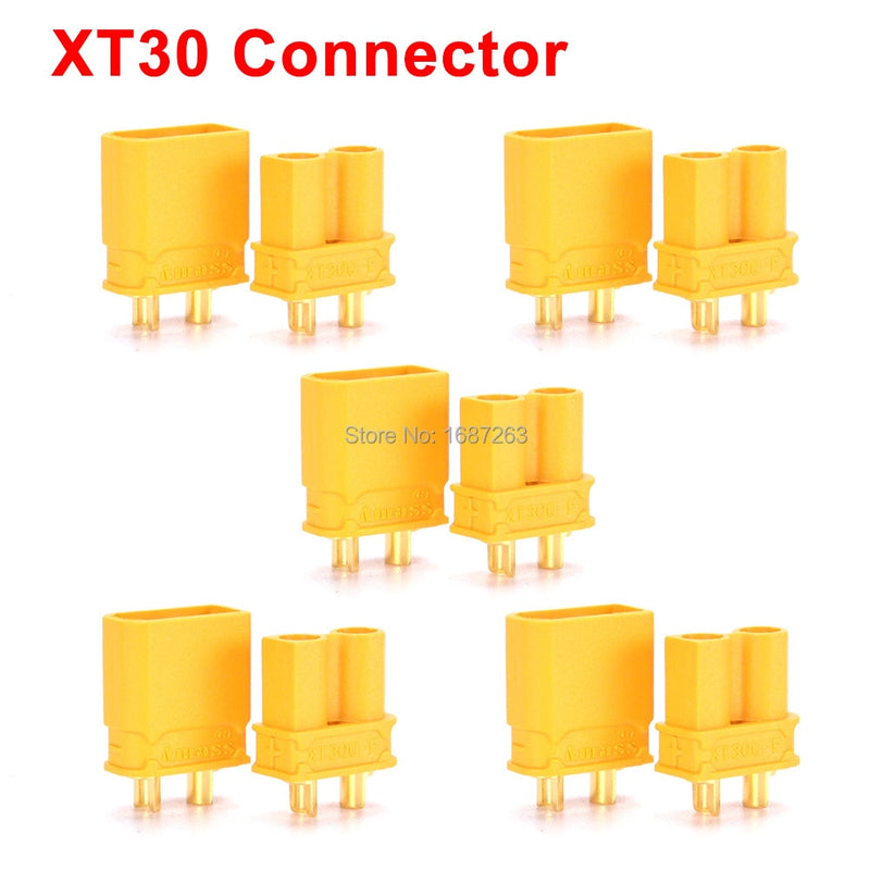 5/ 10 Pairs XT30 XT30U XT60 XT60H XT90 EC2 EC3 EC5 T Plug Battery Connector Set Male Female Gold Plated Banana Plug for RC Parts