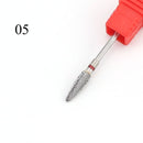 Tungsten Carbide Nail Drill Bit Milling Cutter Eletric Manicure Machine Equipment Cuticle Clean Burr Pedicure Accessories Tools