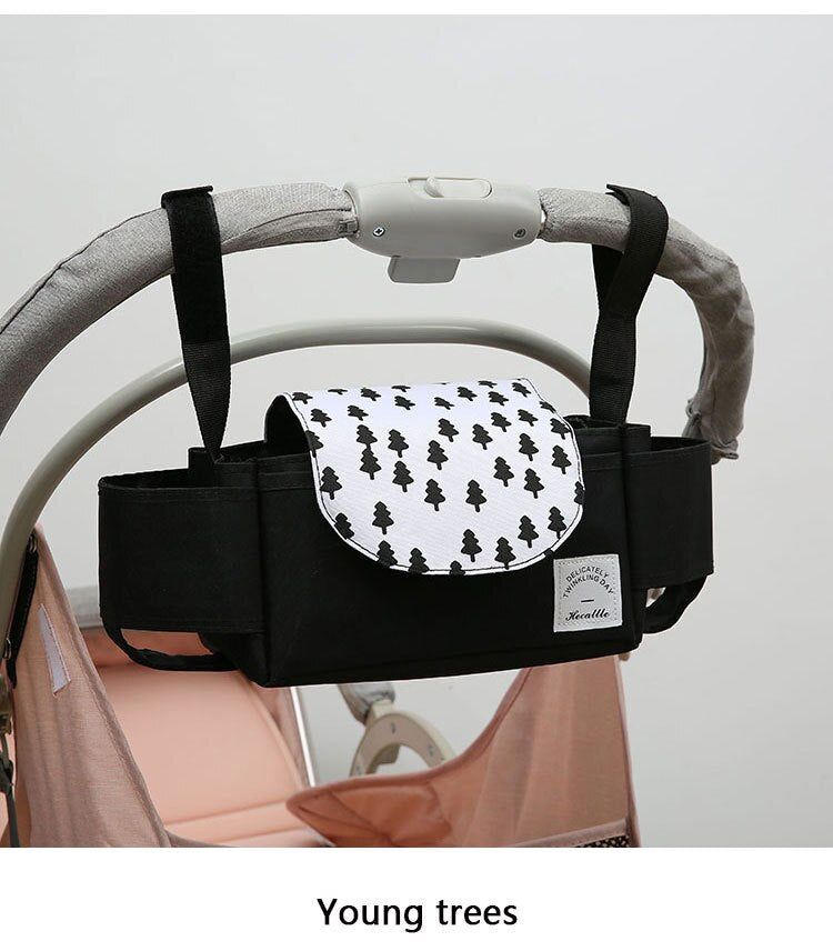 Stroller Bag Pram Stroller Organizer Baby Stroller Accessories Stroller Cup Holder Cover Baby Bag Organizer Travel Accessories
