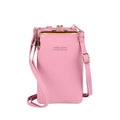 Women Wallets Brand Pu Leather Mobile Phone Bags Big Card Holders Wallet Handbag Purse Clutch Shoulder Crossbody Bags Lady 2022