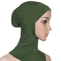 Muslim Underscarf Women Modal Hijab Cap Adjustable Muslim Stretchy Turban Full Cover Shawl Cap Full Neck Coverage for Lady