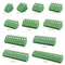 2.54mm/0.1&quot; Pitch PCB Screw Terminal Block Connector 2P 3P 4P 5P 6P 7P 8P 9P 10P 12P 16Pin Terminals 150V 6A for 26-18AWG Cable