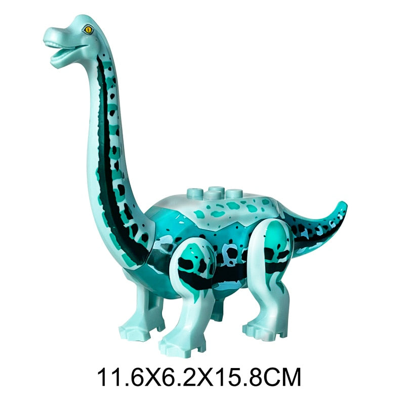 Jurassic Dinosaur Building Blocks Toys Park Compatible Major Brand Gifts Simulation Animal Rex Raptor Ankylosaur Christmas Gifts