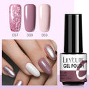 LILYCUTE 3 PCS Gel Nail Polish Set Nude Pink Glitter Sequins Matte Effect Gel Long Lasting Base Top Coat Nail Art Design Hybrid