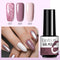 LILYCUTE 3 PCS Gel Nail Polish Set Nude Pink Glitter Sequins Matte Effect Gel Long Lasting Base Top Coat Nail Art Design Hybrid