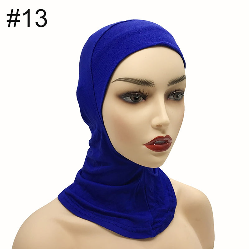 Under Scarf Hijab Cap Muslim Women Veil Turban For Women Muslim Fashion Islam Inner Cap Hijab Jersey Underscaf Caps Hat Ladies
