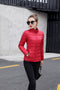 Light Duck Down Puffer Coat Women 2022 Autumn Coats Warm Duck Down Female Casual Jacket Stand Collar Pocket Lady Slim Jacket 3XL