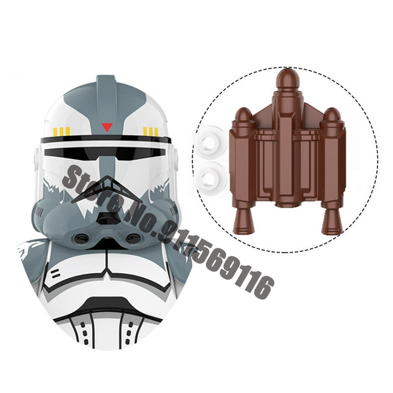 Disney 501st Clone Troopers Building Block Scout Republic Commando Appo Echo Cody Rex Jesse SEV Gree Kashyyyk Action Figures