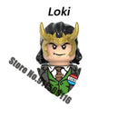 Superhero Building block Loki Iron Man Moon Knight Hulk Thor Captain America Venom Groot Thanos Vision Khonsu Deadpool Brick Toy