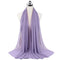 Muslim new Bubble Chiffon Hijab Scarf Women Solid Color Soft Long Shawls and Wraps Georgette Islamic Head Scarves Ladies Hijabs