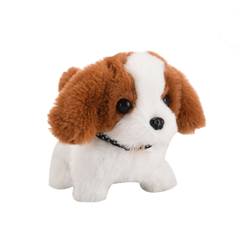 Walking Barking Cute Puppy Pet Dog Toy with Battery Control Halloween Birthday Gift for Boys Girls Kawaii Electronic Plush Toys