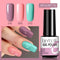 LILYCUTE 3 PCS Gel Nail Polish Set Nude Pink Glitter Sequins Matte Effect Gel Long Lasting Base Top Coat Nail Art Design Hybrid