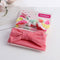 3Pcs/set Baby Headband Floral Solid Color Dot Printed Pink Bows Newborn Baby Girl Headband Hair Accessories Girls Turban