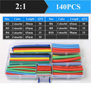 2：1 Thermoresistant Tube Heat Shrink Wrapping Kit Assorted Wire Cable Sulation Sleeving 3:1  Heat Shrink Tubing