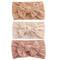 3pcs/lot Cable Knit Baby Girl Headband Bandeau Bebe Nylon Headbands for Newborn Girls Elastic Hair Band Baby Hair Accessories