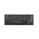 Russian French English Arabic Spanish Portuguese Hebrew Keyboard Stickers Letter Alphabet Layout Sticker For Laptop Desktop PC