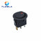 1PCS ON/OFF Round Rocker Switch LED illuminated Car Dashboard Dash Boat Van 12V 24V / 6A 250V / 10A 125V 2/3/4PIN Switch 20MM