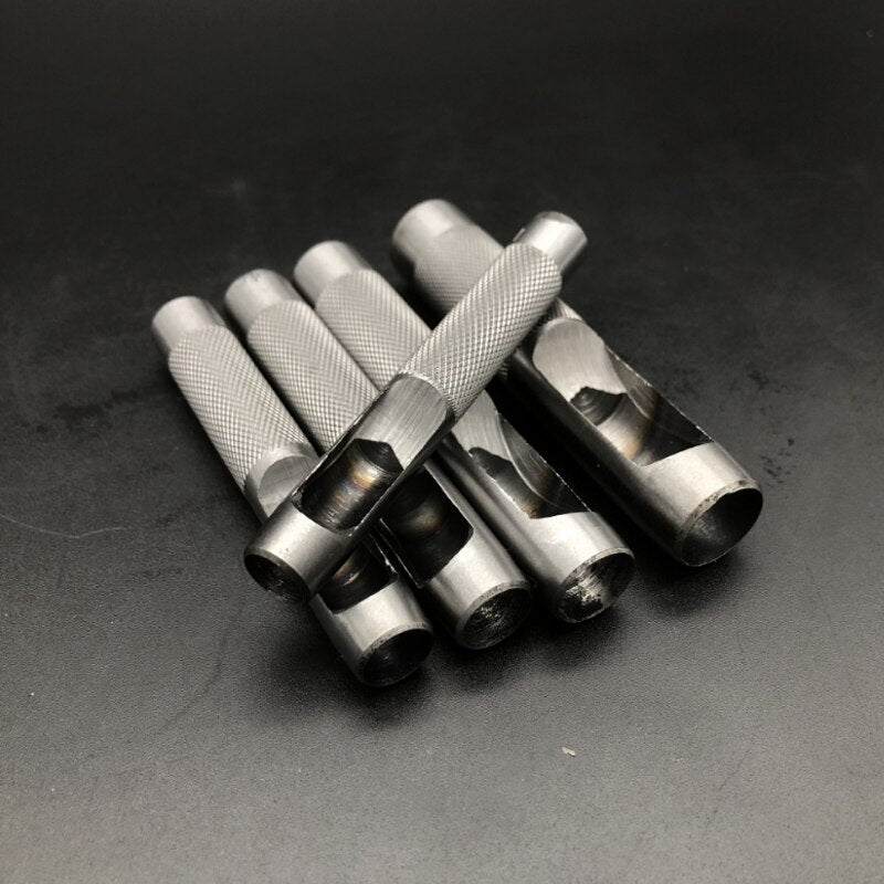 Punching Leather Hole Punch Round Steel Leather Craft Hollow Hole Punch 1mm-30mm for Metal Gaskets Leather Plastic Rubber