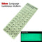 SR Standard Matte 3 in 1 Hebrew 15 Kinds Keyboard Stickers Language-English Arabic Russian Letter Film for PC Laptop Accessories