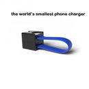 Portable emergency phone charger powered by 2pcs AA batteries with Micro USB/ USB-C/ lighting connectors for universal phone