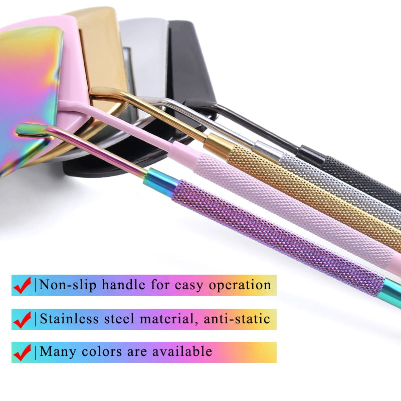 Multifunction Eyelash Mirror Magnifying Beauty Long Handle Mirror For Checking False Eyelash Extension Grafting Tools