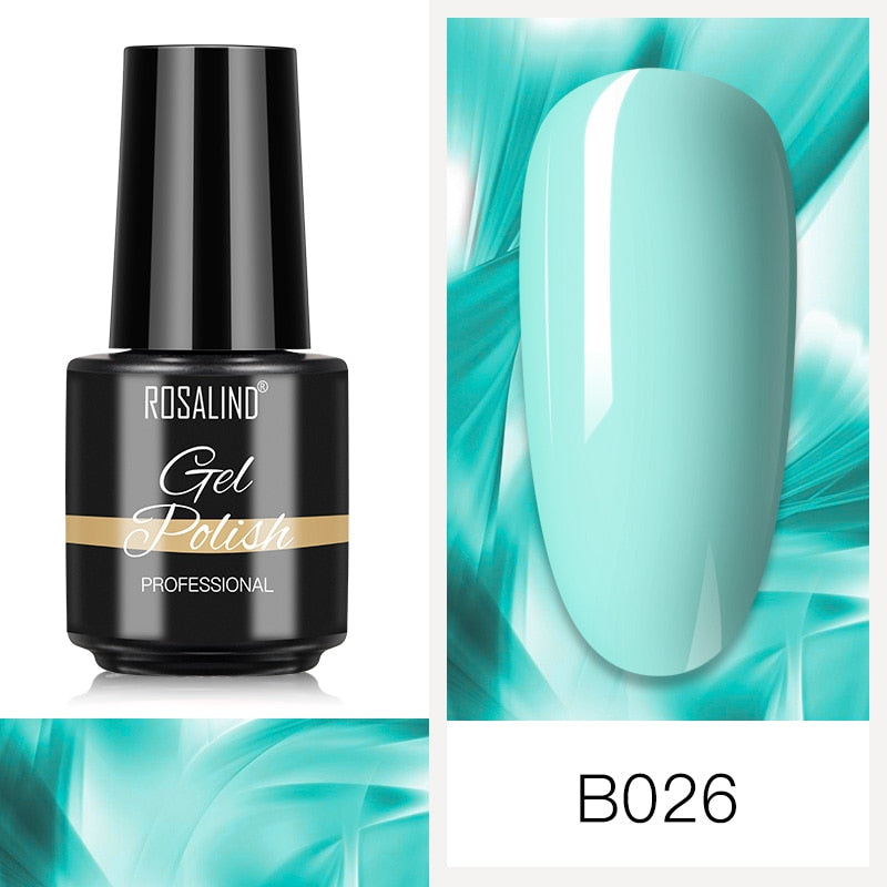 ROSALIND Nail Gel Polish Semi Permanent Polish All For Manicure Nails Art UV Hybrid Varnishes Gellak Base TOP Primer For Nails