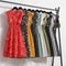 Summer New 2021 Women&#39;s Elegant Sundress Slim Sleeveless Woman Sundress Ruffles Knee Length Clothes Red Beach Party Dresses For