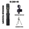 10-300x40 Metal Monocular HD Zoom Telescope Portable Telescope Powerful Binoculars with Tripod&amp;Phone Holder for Camping Travel