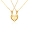 2Pcs/Lot Magnetic Couple Necklace Friendship Heart Pendant Distance Faceted Charm Necklace Women Valentine&