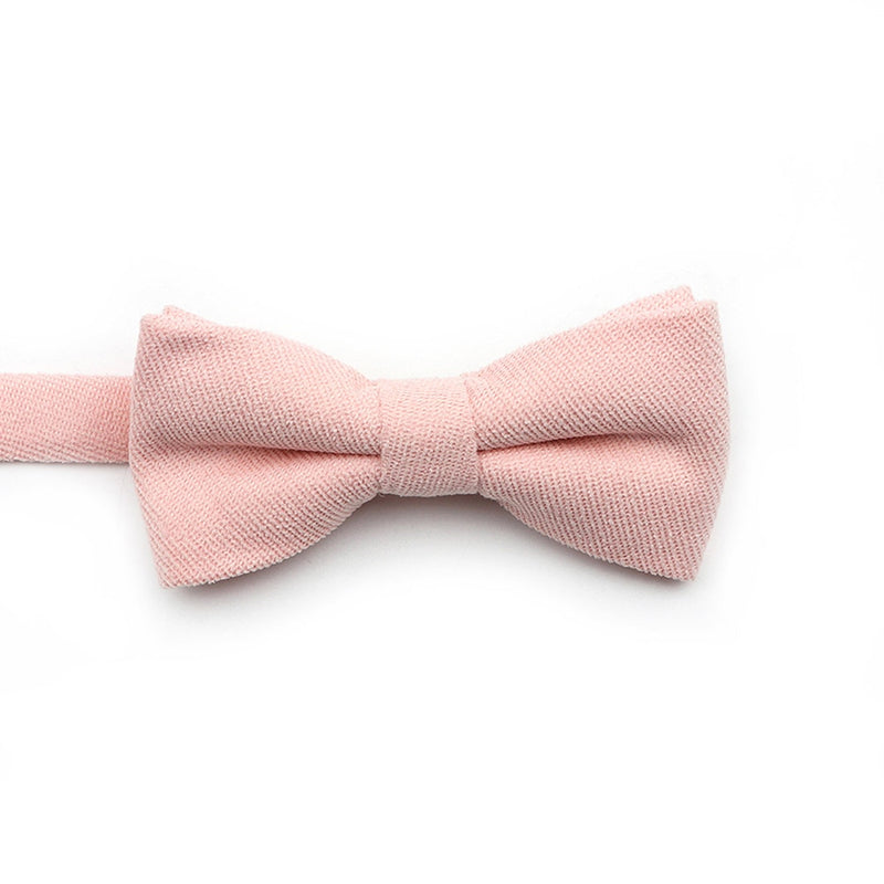 NEW Macarons Solid Color Men Bow Tie Super Soft Suede Classic Shirts Bowtie Bowknot Adult Child Butterfly Cravats For Wedding