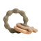 1pc Baby Teether Silicone Bracelet BPA Free  Cute Animal Silicone Pendant Wood Ring  Teething Rattle for Baby Accessories Toys
