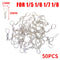 50PCS RC Car Part 1/5 1/6 1/7 1/8 1/10 1/12 1/14 1/16 RC Cars Shell Body Clips Pins Housing Latch R Buckles Fixed SCX10 90046