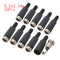 10Pcs DC Connectors 5.5x2.1mm 3.5x1.3mm DC Power Plug Male Female Jack Socket Nut Panel Mount DC Power Adapter Connector 5.5*2.1