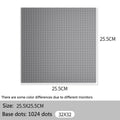 32*32 50*50 Dots Classic Base Plates Blocks DIY Small Size City Road Bricks Baseplates Construction Building Toys For Kids Gifts