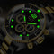 LIGE Watches Mens Top Brand Luxury Clock Casual Stainless Steel 24Hour Moon Phase Men Watch Sport Waterproof Quartz Chronograph