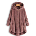 New Women&#39;s coats wool&amp;blends 2020 Autumn Winter Coat Women Warm Teddy Bear Coat wool Jacket Female Plush Coat Hooded Jacket New