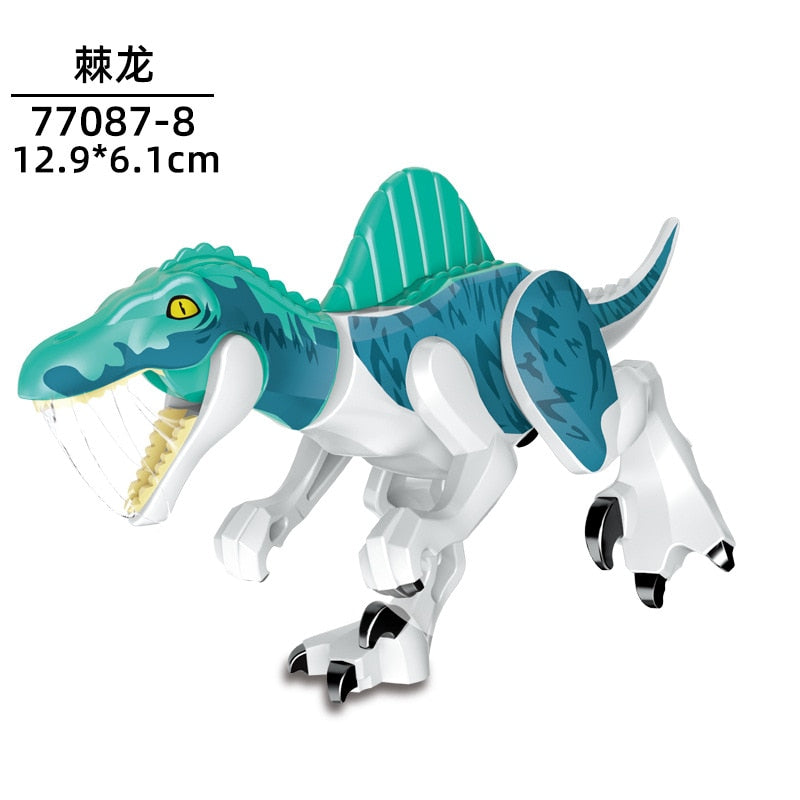Jurassic Dinosaur Park Indominus Rex DIY Blocks Dinosaurs Tyrannosaurus Rex Tiny Models Building Block Kid Toys Animals Set Gift