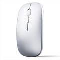 Wireless Rechargeable Mouse for Laptop Computer PC,  Slim Mini Noiseless Cordless Mouse, 2.4G Mice for Home/Office